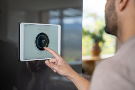 controlling AC using smart thermostat