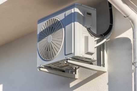 Air source heat pumps.